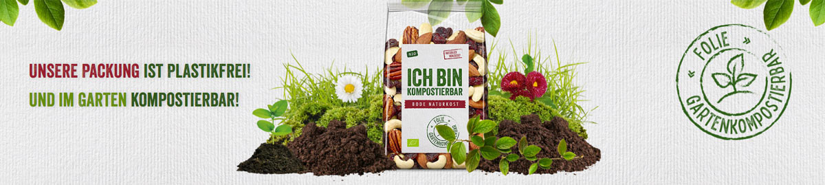 Plastikfrei verpackte Naturkost