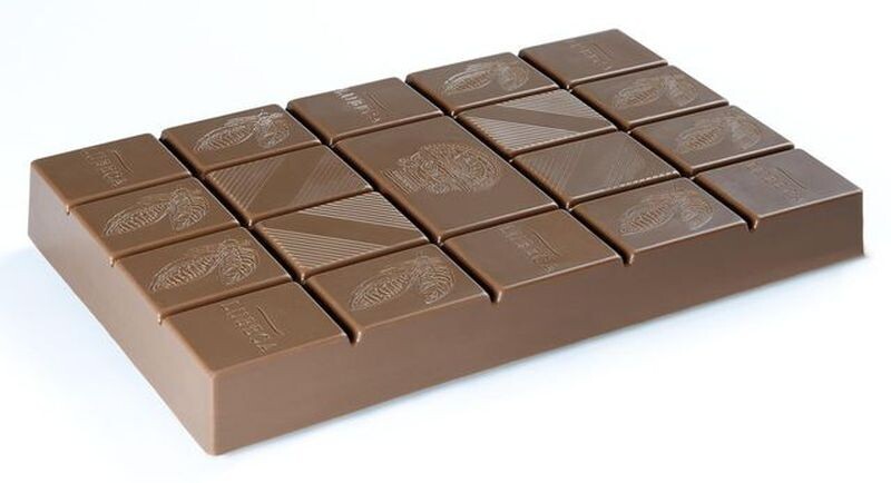 couverture milk chocolate organic 35% cocoa 2.5kg bar