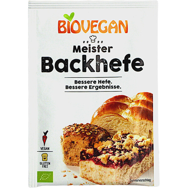 baking yeast organic gluten free 25x7g BioVegan
