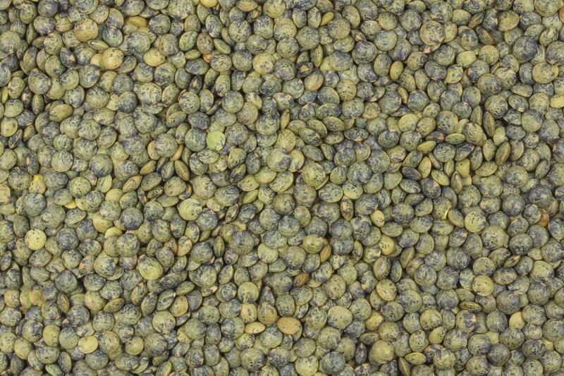 lentils green (marbled) organic