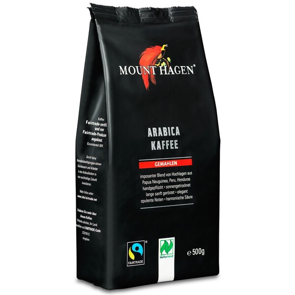 coffee ground Fairtrade Naturland Mount Hagen organic 12x500g