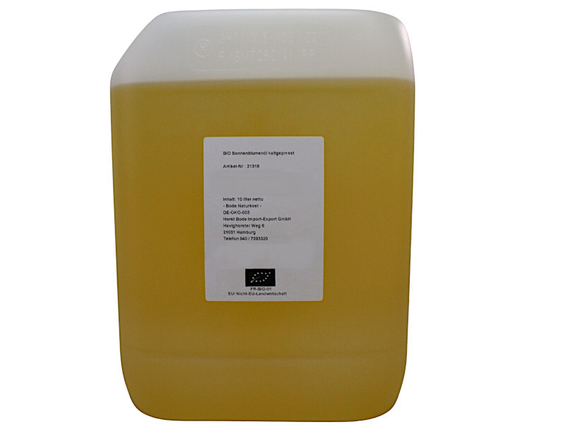 sunflower oil cold-pressed organic