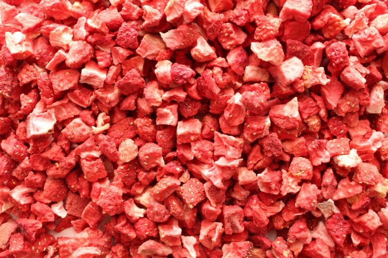 Erdbeeren gefriergetrocknet 2-10mm bio