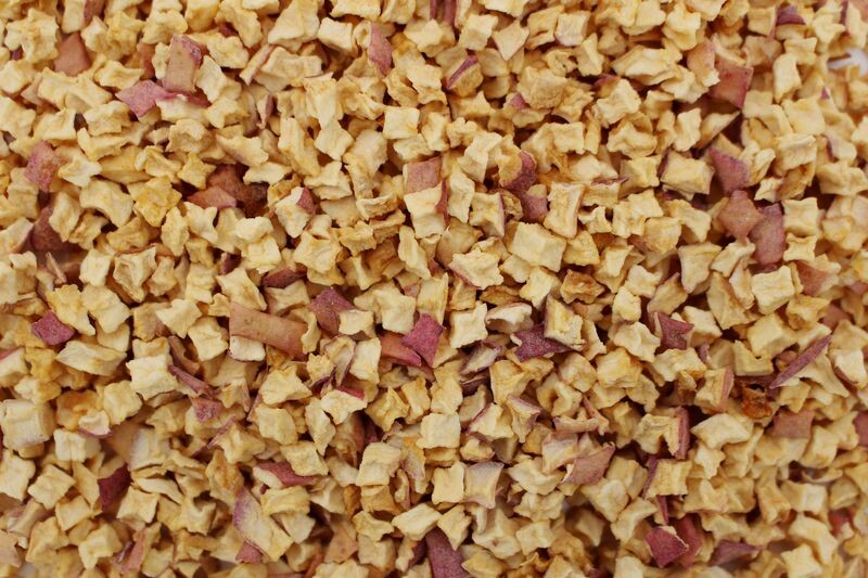 Apfelwürfel mit Schale knusprig bio