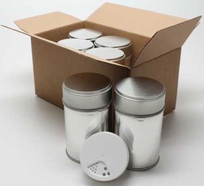 Gewürzdosen mit Streueinsatz&Deckel 6x1Dose