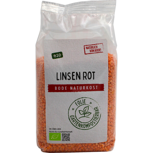 red lentils organic