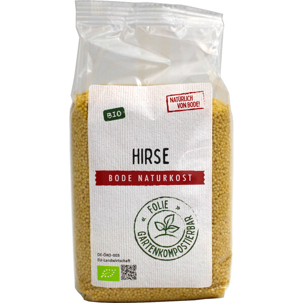 Hirse bio, gartenkompostierbarer Beutel 6x500g