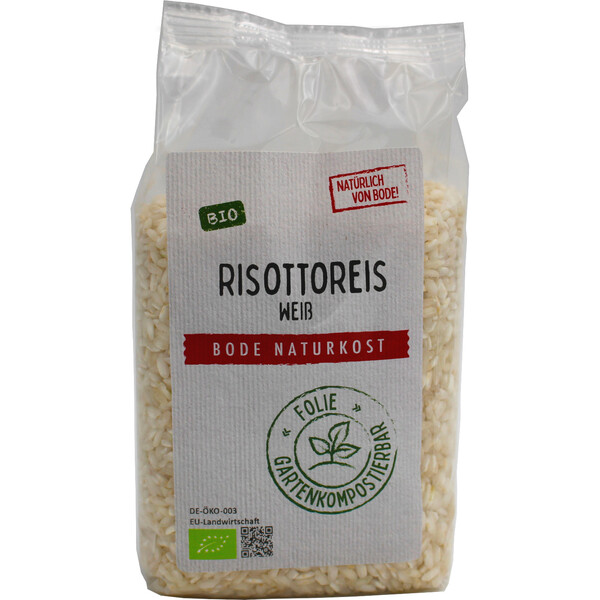 Risottoreis weiß bio Italien, gartenkompostierbarer Beutel 6x500g