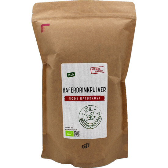 Haferdrinkpulver bio gartenkompostierbarer Beutel 6x800g