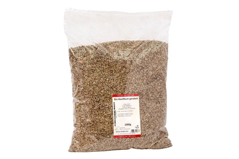 Basilikum gerebelt bio 1kg
