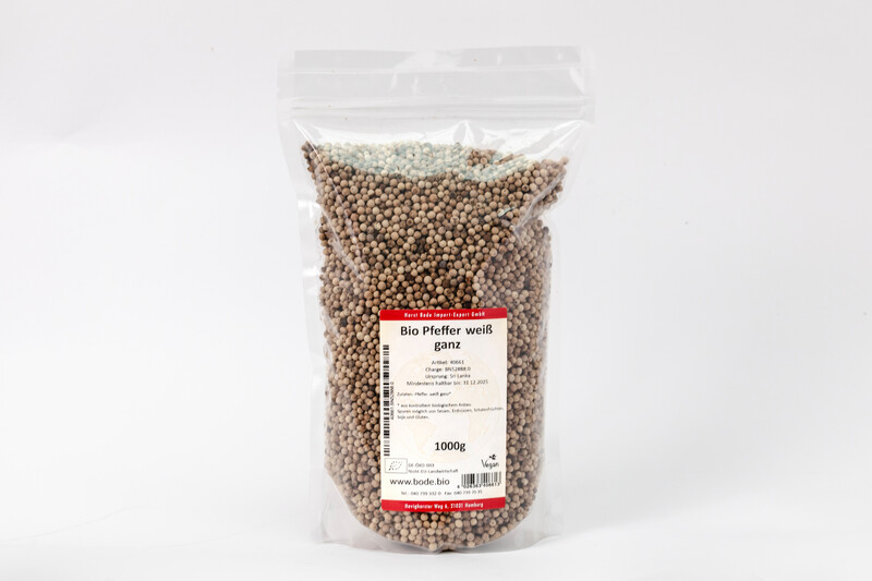 Pfeffer weiß ganz bio 1kg