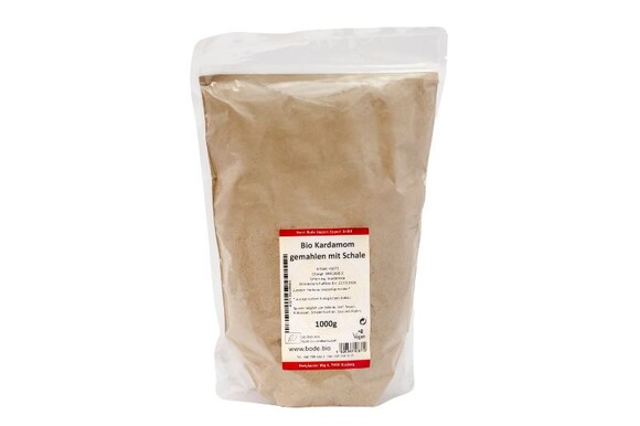 Kardamom gemahlen mit Schale bio 1kg