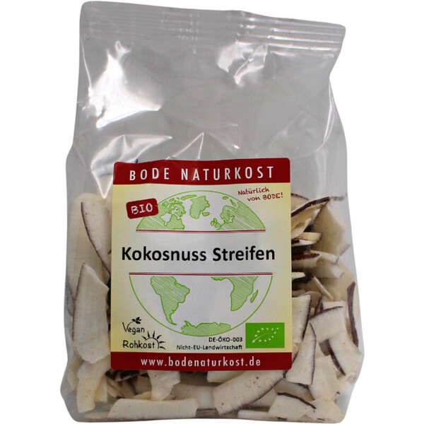 coconut stripes (smile) raw organic 6x150g