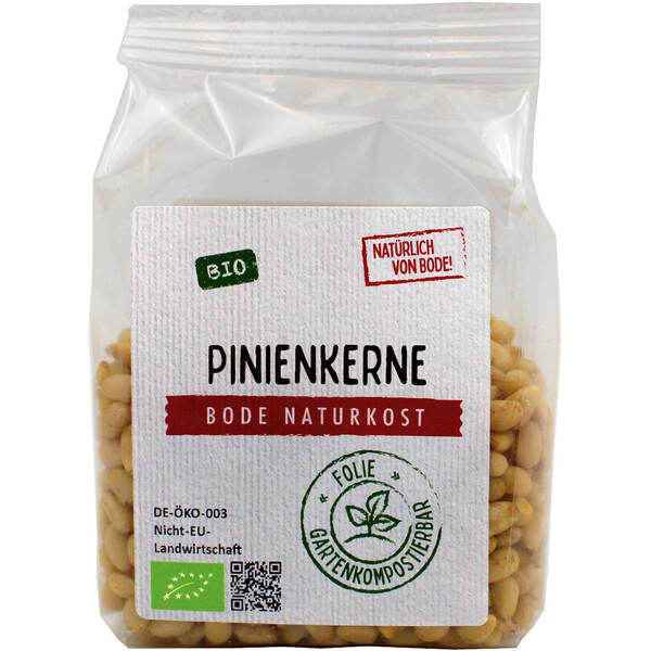 Pinienkerne bio, gartenkompostierbarer Beutel 6x100g