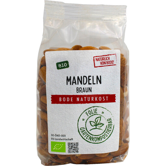 almonds brown organic