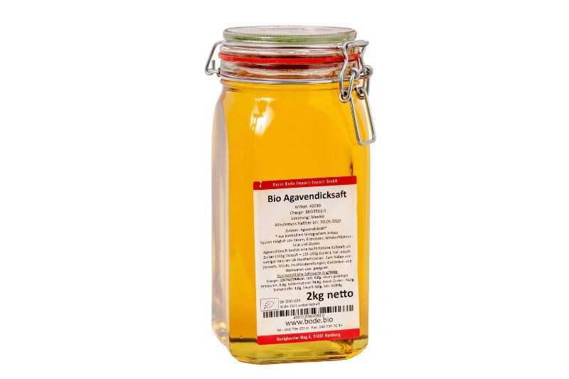 Agavendicksaft im Drahtbügelglas bio 2kg