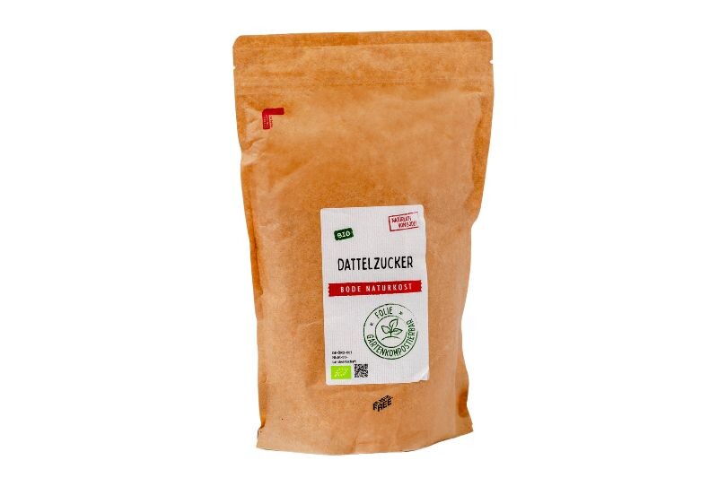 Dattelzucker bio gartenkompostierbarer Beutel 800g