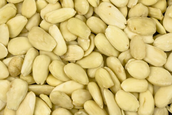 almonds blanched organic 1kg