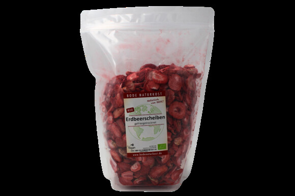 strawberry slices freeze-dried organic 300g