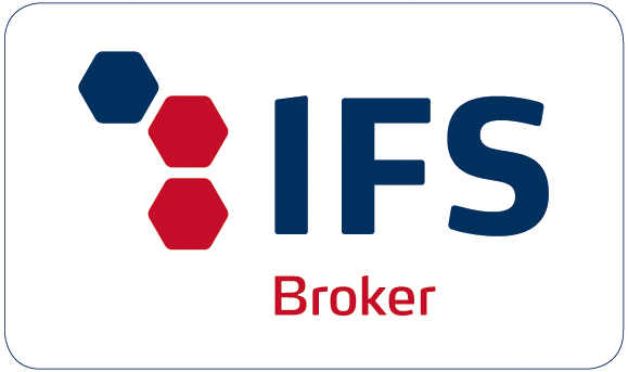 IFS Broker logo with graphic and the words IFS Broker